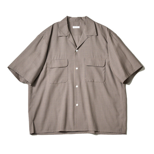 Summer Wool Open Collar SS Shirt
