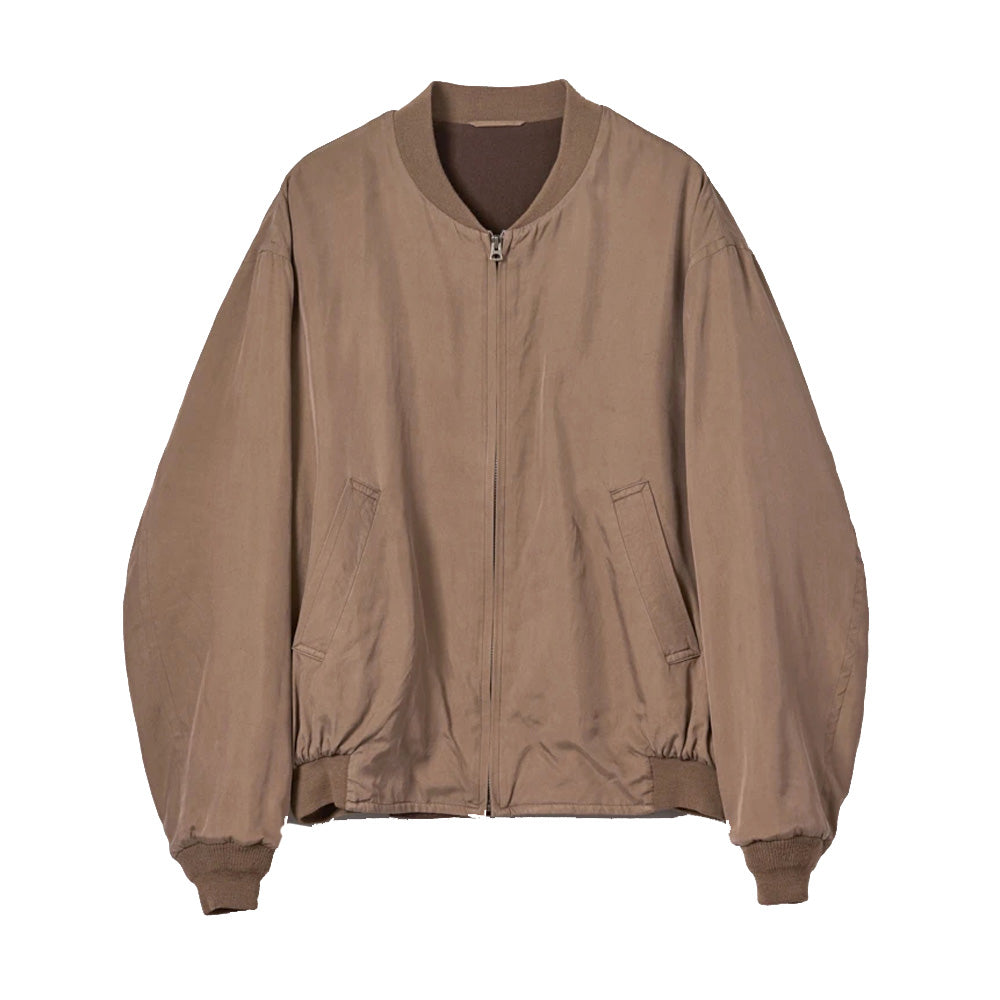 Silk Bomber Jacket