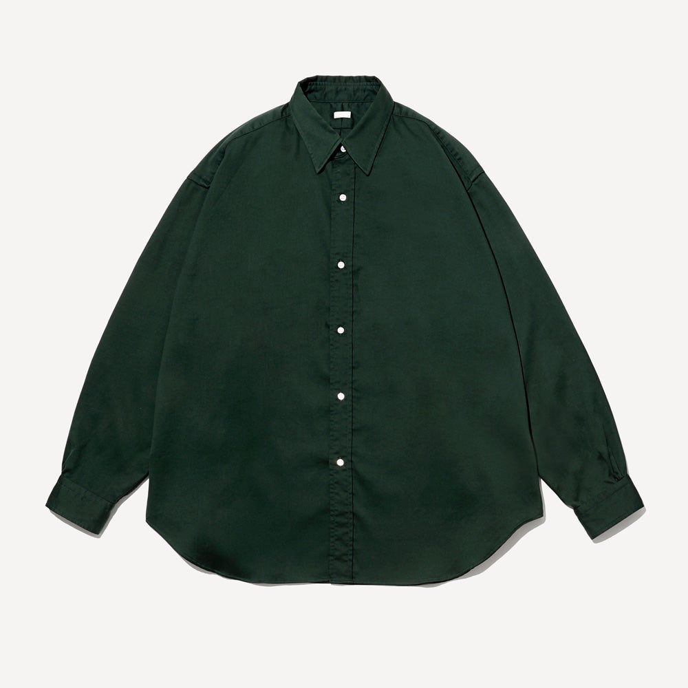 Double Weave Twill Regular Collar Shirt