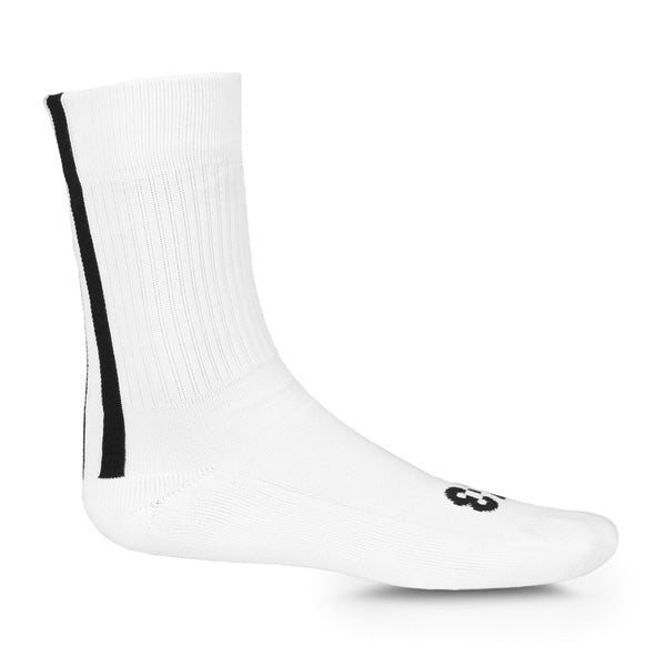 Y-3 STRIPE SOCKS (WHITE)