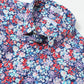 Short Collar Shirt - Floral Lawn