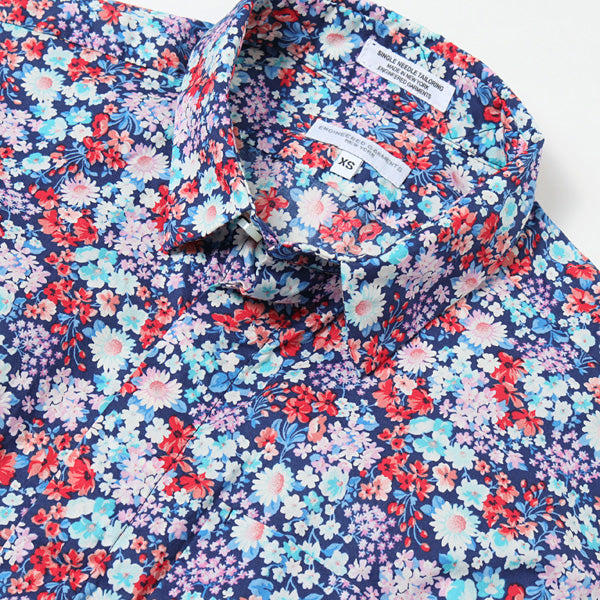 Short Collar Shirt - Floral Lawn