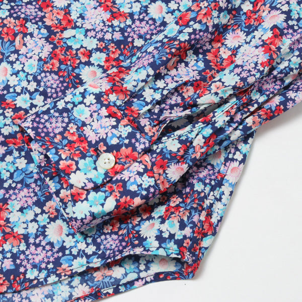 Short Collar Shirt - Floral Lawn