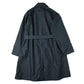 FINX POLYESTER DOUBLE CLOTH SOUTIEN COLLAR COAT