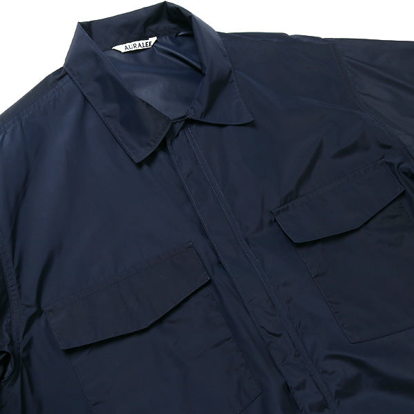LIGHT NYLON ZIP SHIRT (A20SS01NL) | AURALEE / シャツ (MEN 