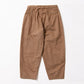 Herringbone Twill Wide Cropped Pants