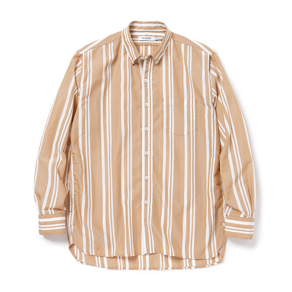 DWELLER B.D SHIRT RELAXED FIT C/T/P TUSSAH STRIPE