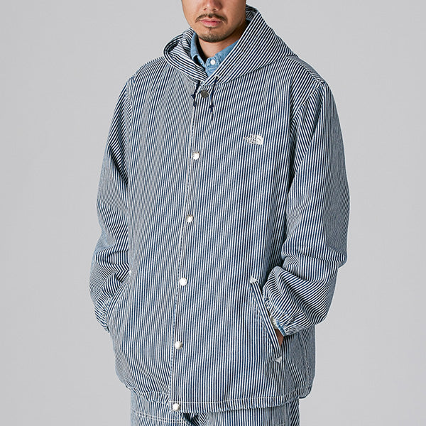 Hickory Stripe Hooded Field Jacket