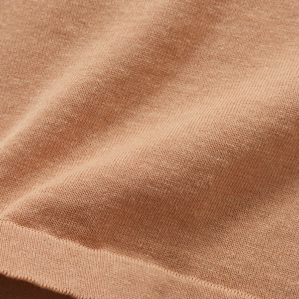 Cotton Linen H/S Polo Sweater