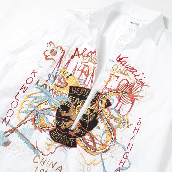 CHAOS EMBROIDERY SKIPPER SHIRT