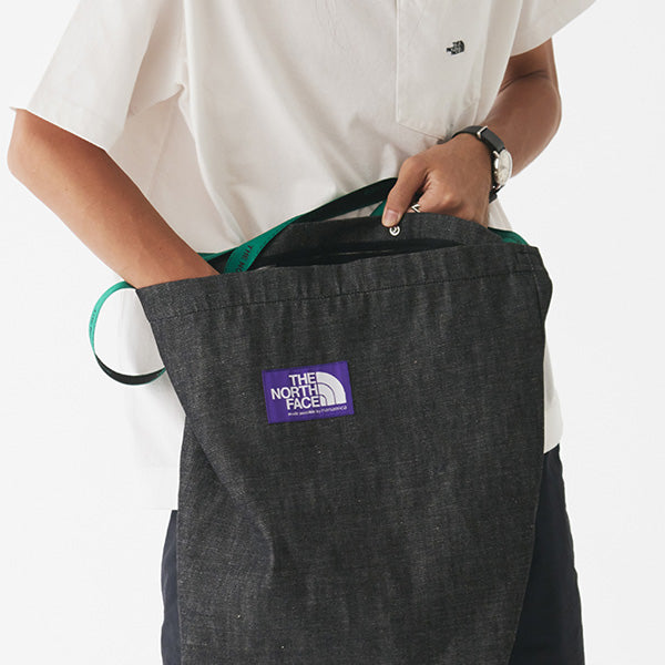 Denim Logo Tape Tote