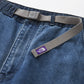 Broken Twill Denim Cargo Shorts