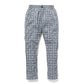SOLDIER EASY PANTS COTTON TWILL PLAID PRINT