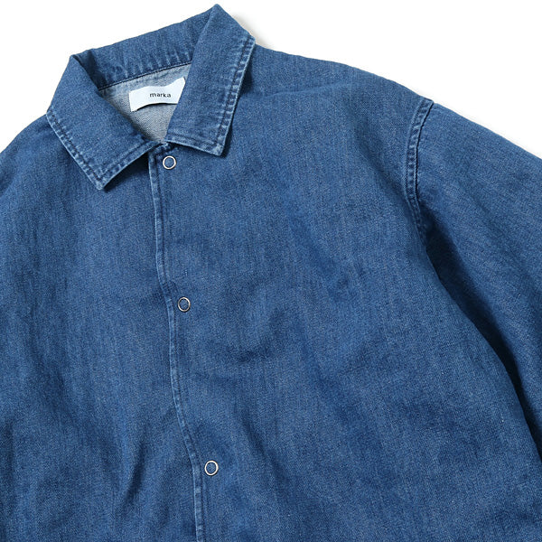 COACH SHIRT COTTON LINEN DENIM