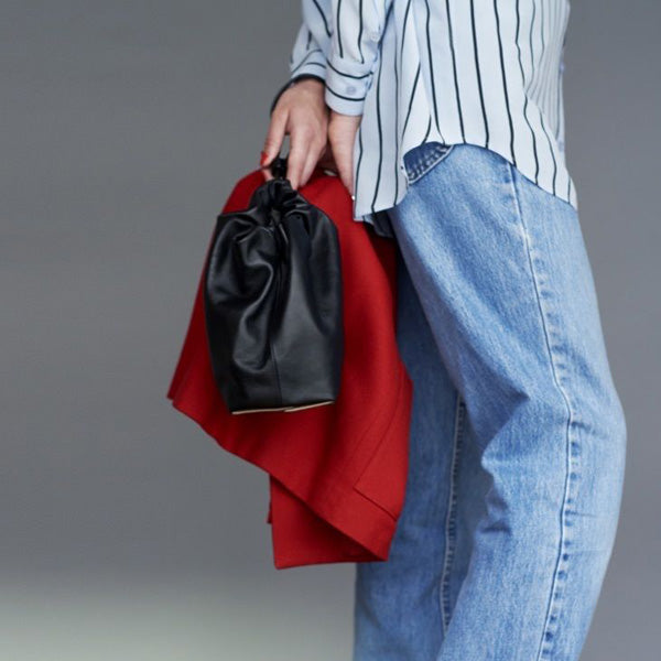 アエタ　aeta キップ ポーチ S 巾着　バッグ アエタAeta COW KIP LEATHER POUCH S