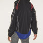 Nylon track zip blouson