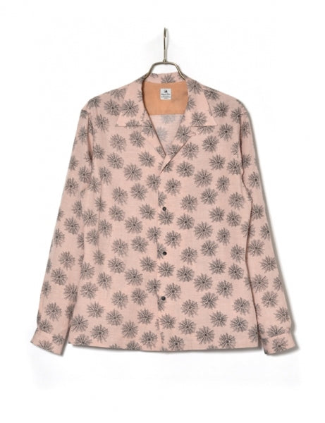 ORIENTAL OPEN COLLAR L/S SHIRT