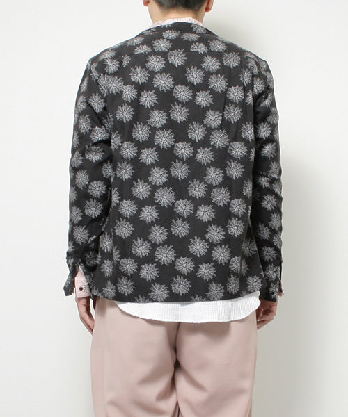 ORIENTAL OPEN COLLAR L/S SHIRT