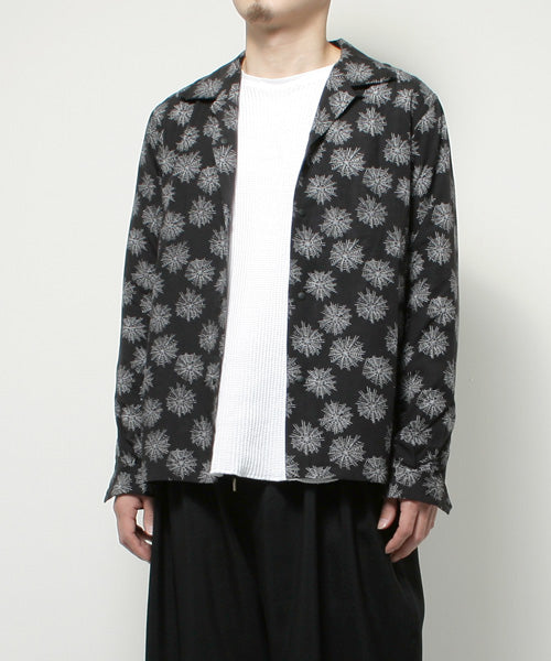 ORIENTAL OPEN COLLAR L/S SHIRT