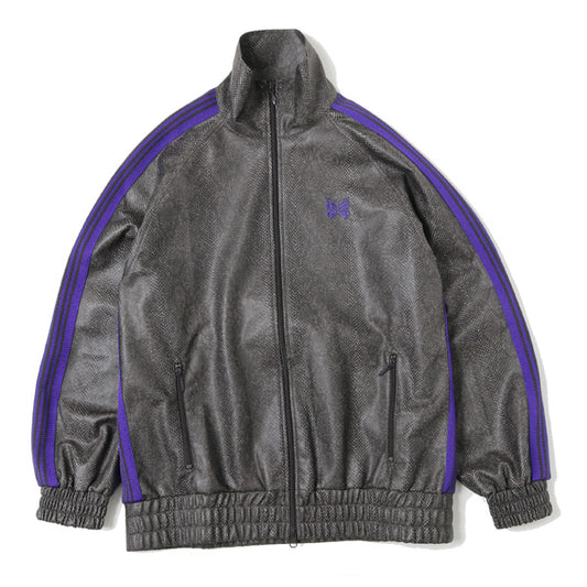 Track Jacket - Synthetic Leather / Python