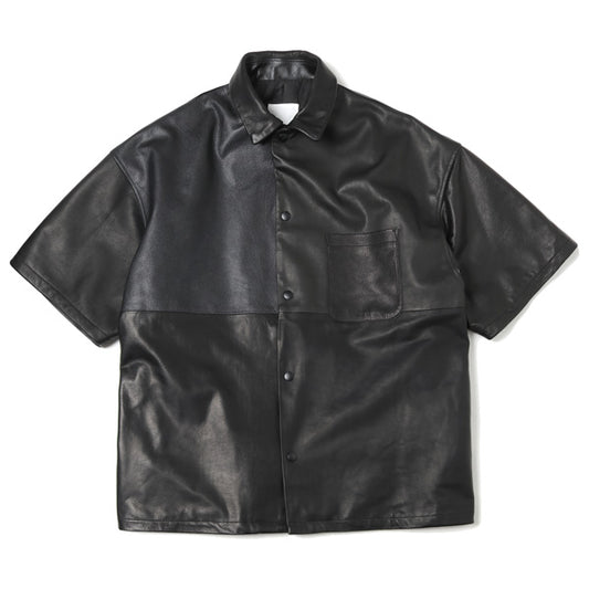 LEATHER SHORT SLEEVE JACKET