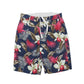 Sunset Short - Hawaiian Floral Java Cloth