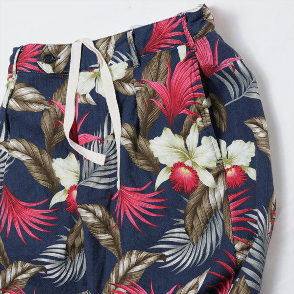 Sunset Short - Hawaiian Floral Java Cloth