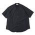 Broad S/S Oversized Band Collar Shirt
