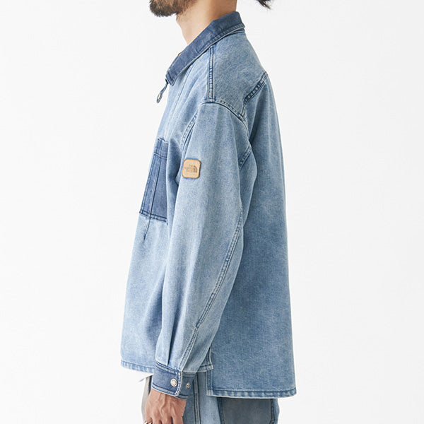 Broken Twill Denim Shirt Jacket