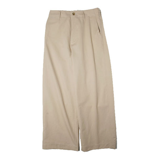 WASHED FINX LIGHT CHINO WIDE PANTS