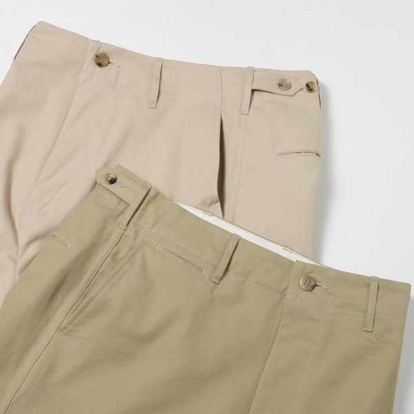 WASHED FINX LIGHT CHINO WIDE PANTS