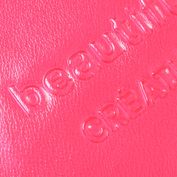 clear emboss name tote