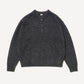 Cashmere Middle Gauge Henley Neck Sweater