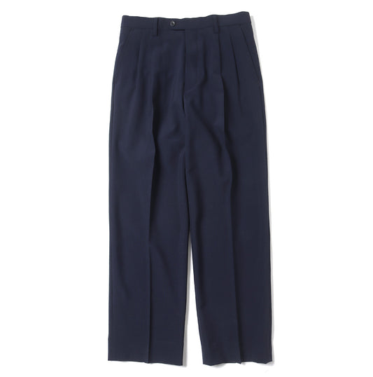 Wool tropical 2 tuck-trousers