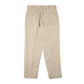 FRONT PLEATS PEGTOP ORGANIC COTTON CHINO CLOTH