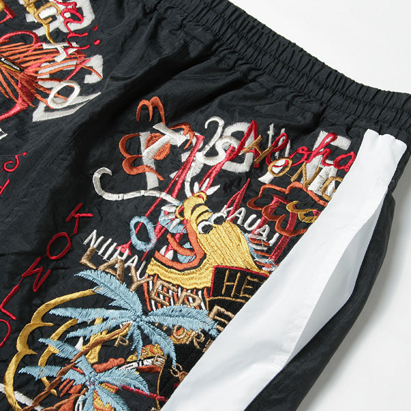 BREAK UP EMBROIDERY TRACK PANT