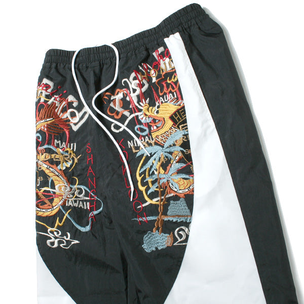 BREAK UP EMBROIDERY TRACK PANT