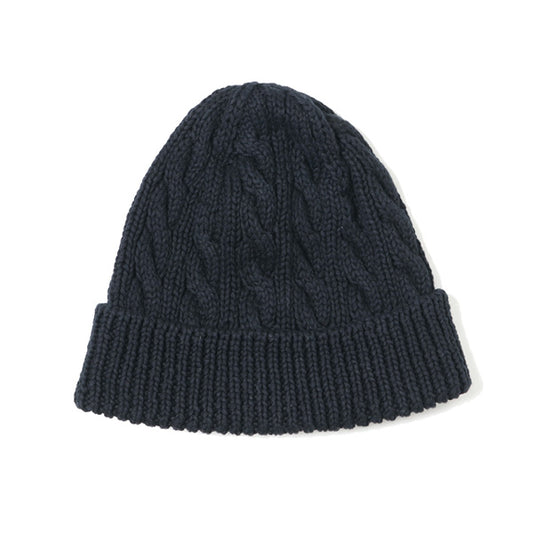 CABLE KNIT CAP(C/L)