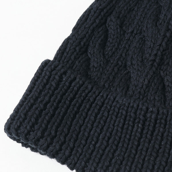 CABLE KNIT CAP(C/L)