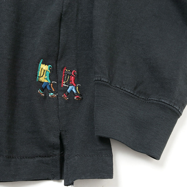 16/-天竺ポケロンT(刺繍 : Hiker)