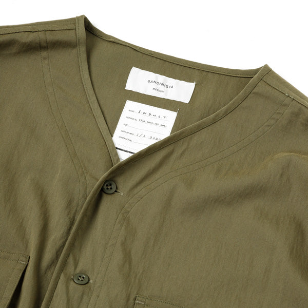 Millitary Drawstring Stretch Shirt