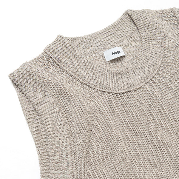 Linen Rib Knit Vest