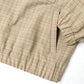 HARD TWIST WOOL DOUBLE FACE CHECK BLOUZON