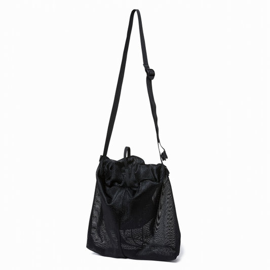 Polyester Mesh Drawstring Shoulder Bag