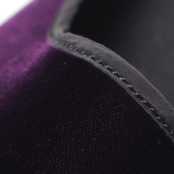 Papillon Emb. Mule - R/Cu Velvet