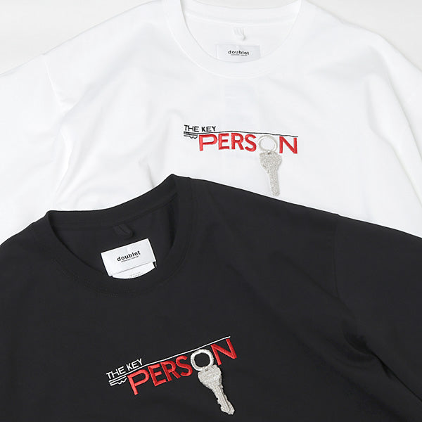KEY PERSON EMBROIDERY T-SHIRT