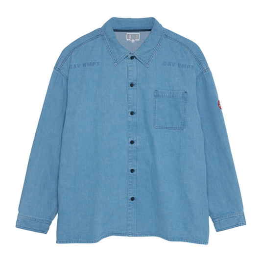 WASHED DENIM SHIRT JACKET