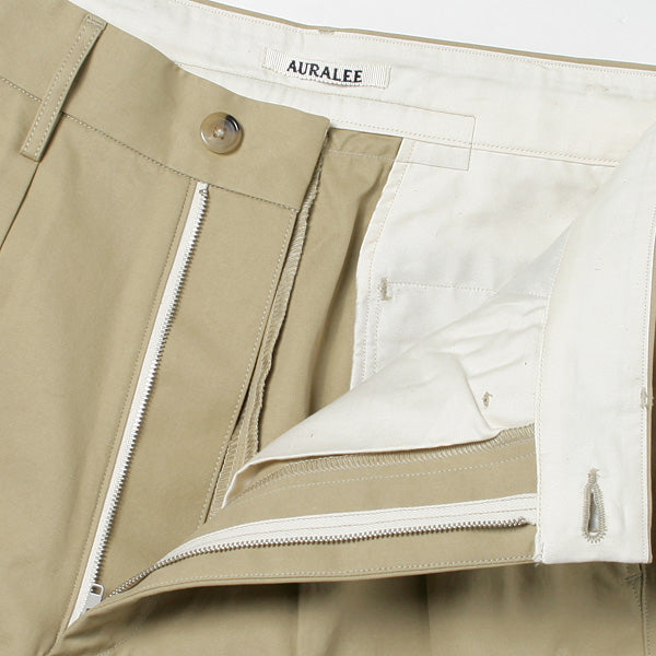 WASHED FINX LIGHT CHINO WIDE SHORTS