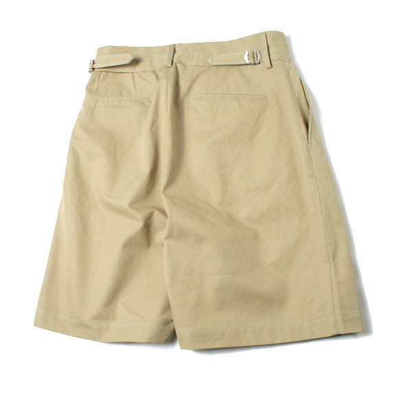 WASHED FINX LIGHT CHINO WIDE SHORTS