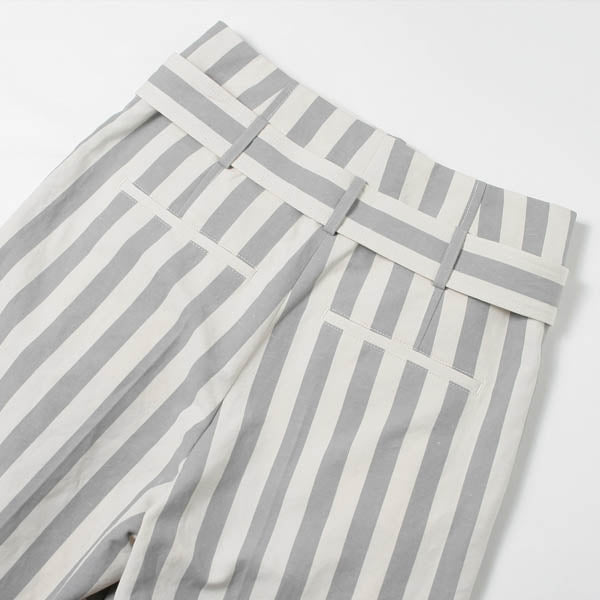 cotton linen paper bag waist pants